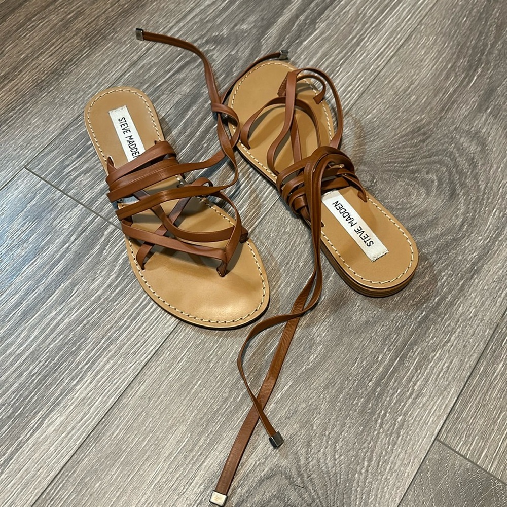 Steve Madden lace up sandals